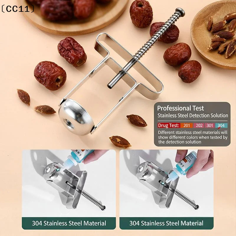 Stainless Steel Jujube Pit Remover Household Hawthorn Core Extractor Qme