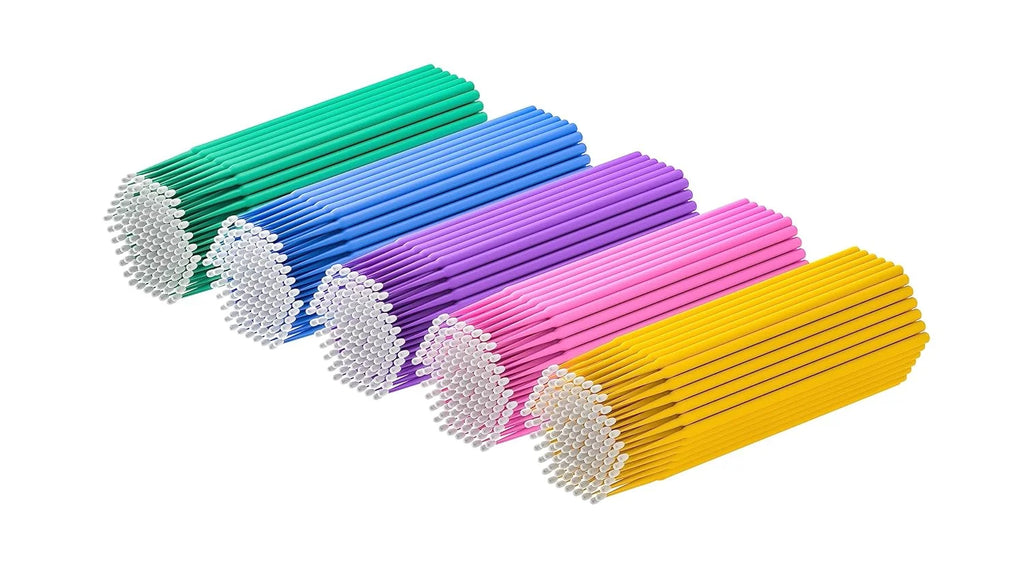 Lot Eyelash Extension Cleaning Swabs Lash Lift Glue Remover Qme mix