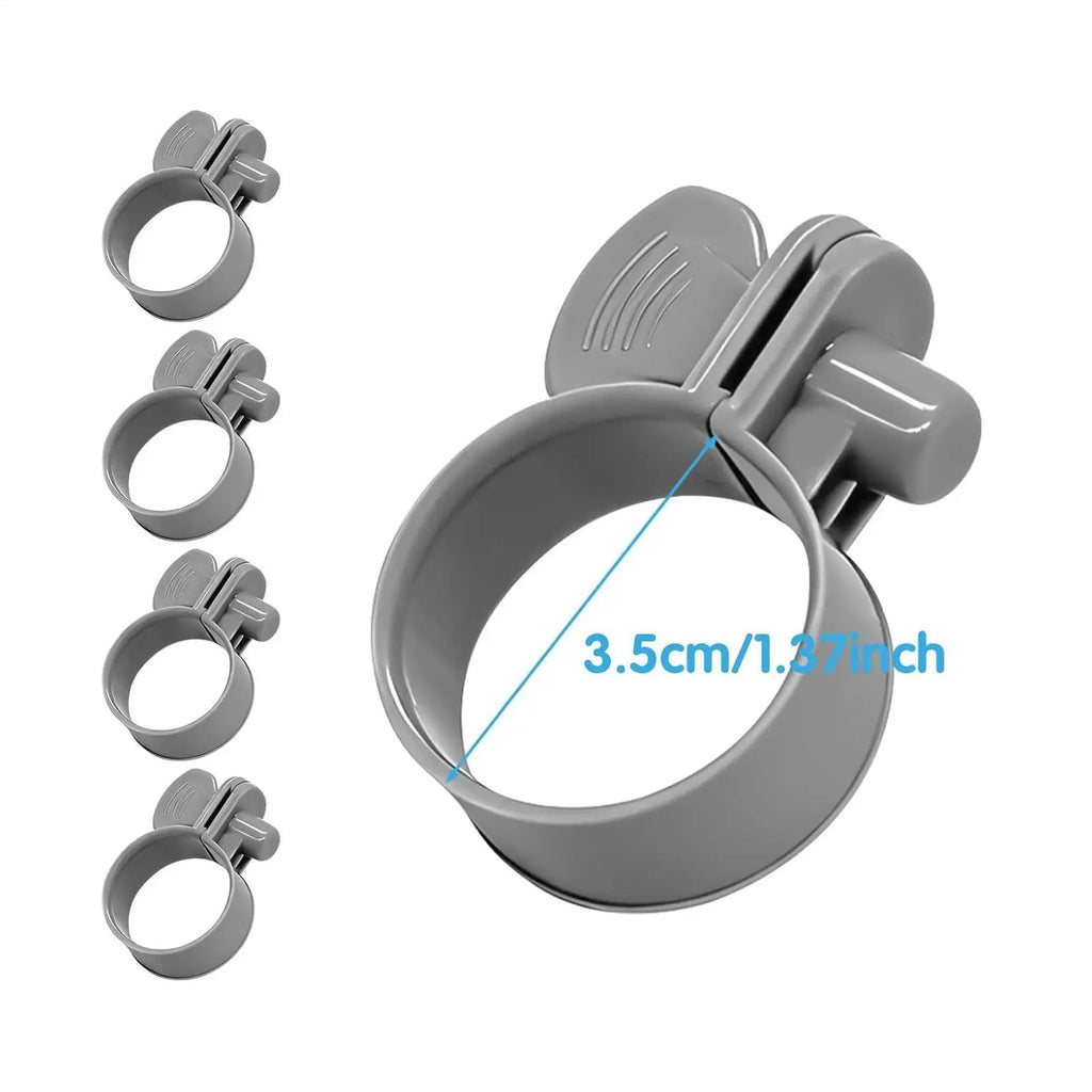 Pool Hose Clamps 4 Pipe Clips Replacement Pump Thumb Home Backyard Qme