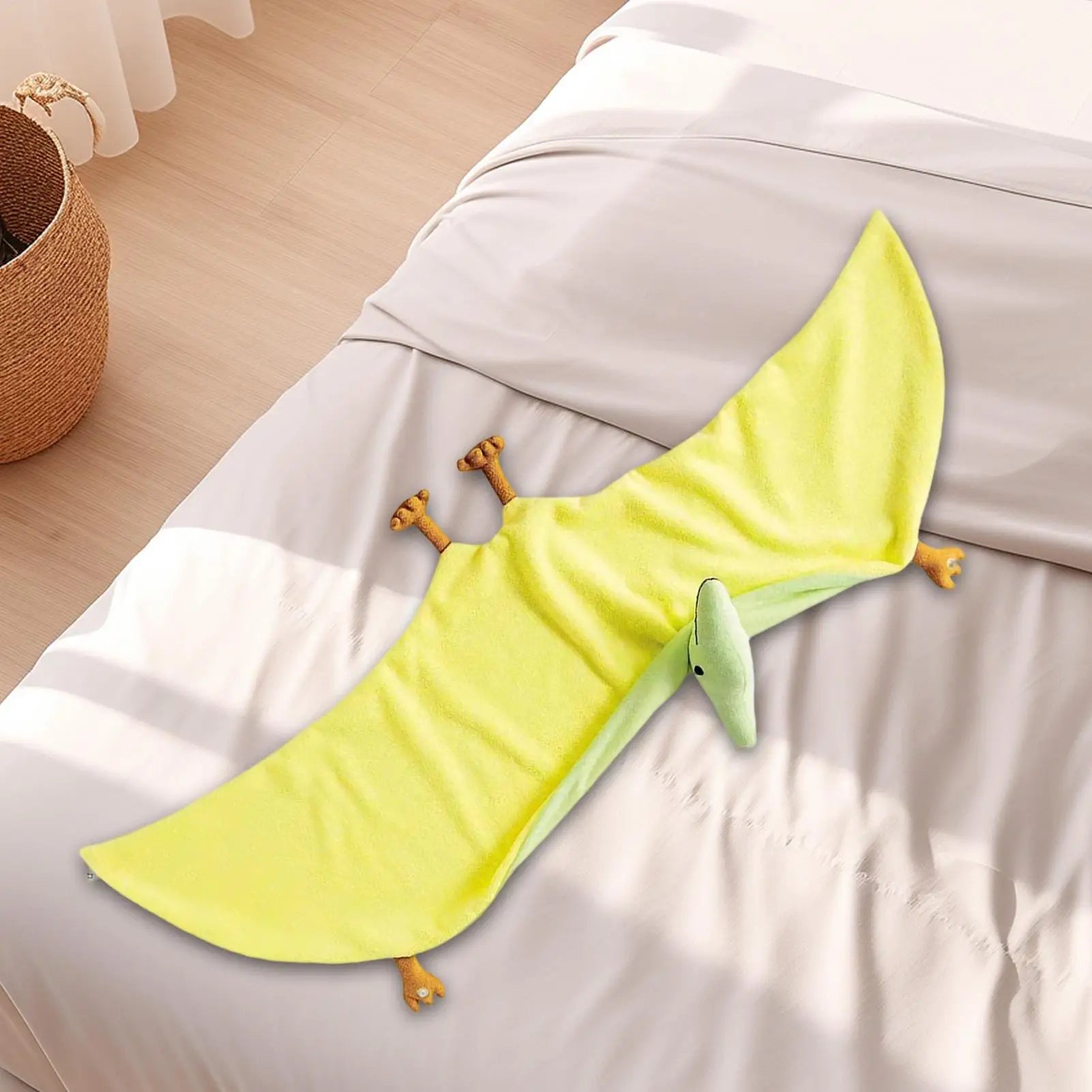 Wearable Blanket Soft Cute Dinosaur Animal Comfort Shawl Wrap Boys Qme