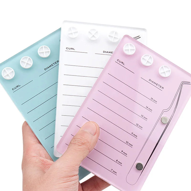 Magnetic Eyelash Suction Plate Holder Glue Pallet Acrylic Board Qme