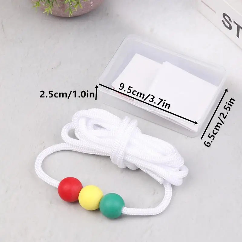 Sports Eye Sight Train Three Beads Brock String Vision Convergence Qme