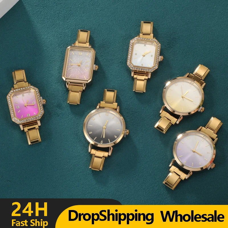 2026 Fashion Men Women's Stainless Steel Round Simple Watch Bracelet Bangle For Friend Wife Birthday Gift Jewelry Dropshipping Qme