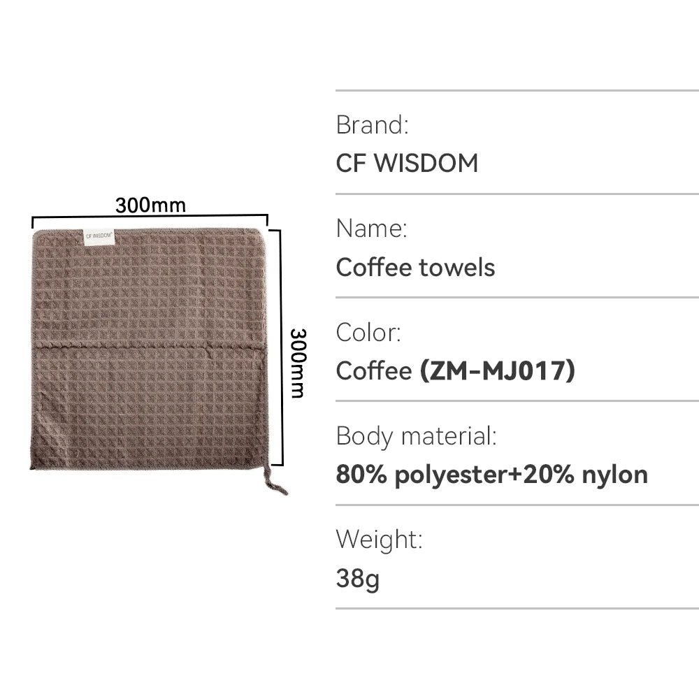 Barista Coffee Towels Absorbent Microfiber Cleaning Rag No Lint Cloth Qme ZM-MJ017