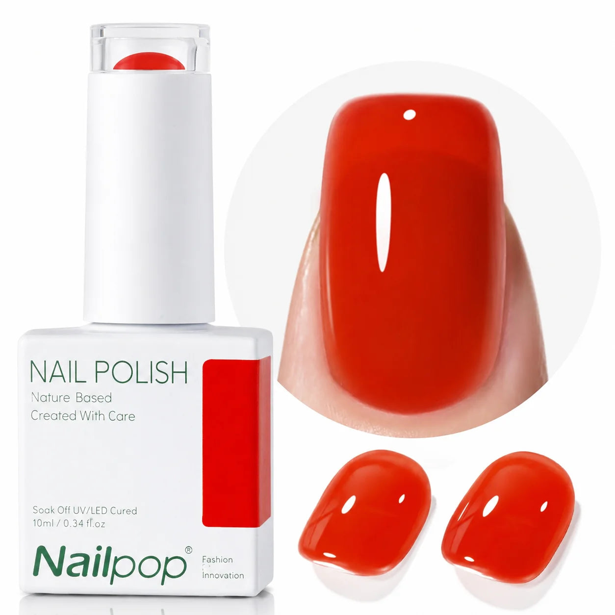 Nailpop Summer Dopamine Gel Polish 20 Colors 8 12 Builder Nail Art Qme B-010 10ml