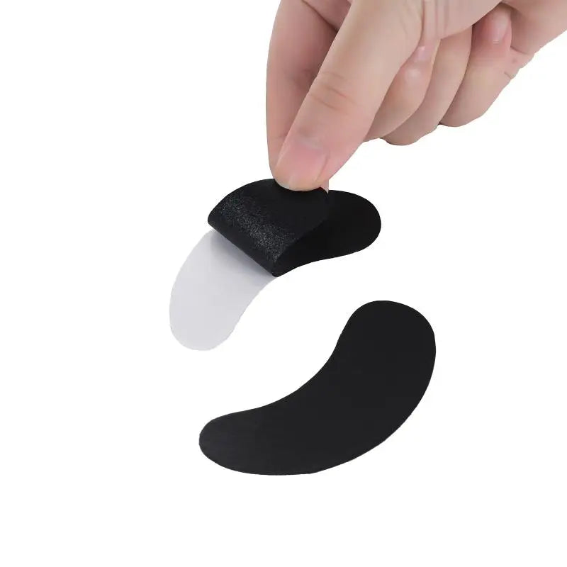 50 Pairs Isolate UV Hydrogel Eyelash Patches Black Lash Gel Pads Qme