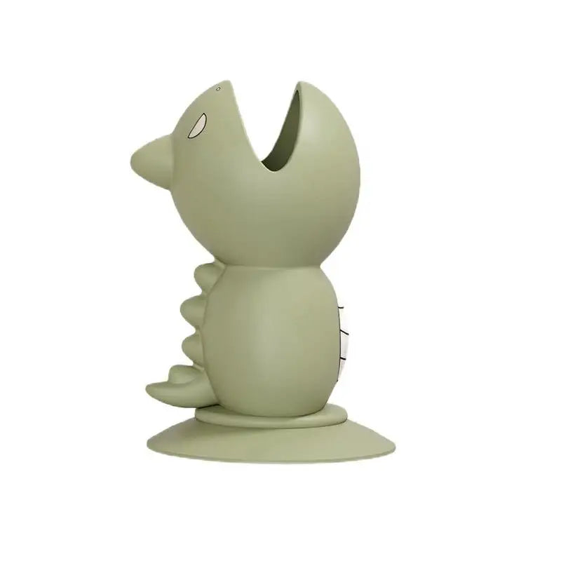 Travel Toothbrush Protective Cover Multifunctional Cartoon Silicone Qme Green