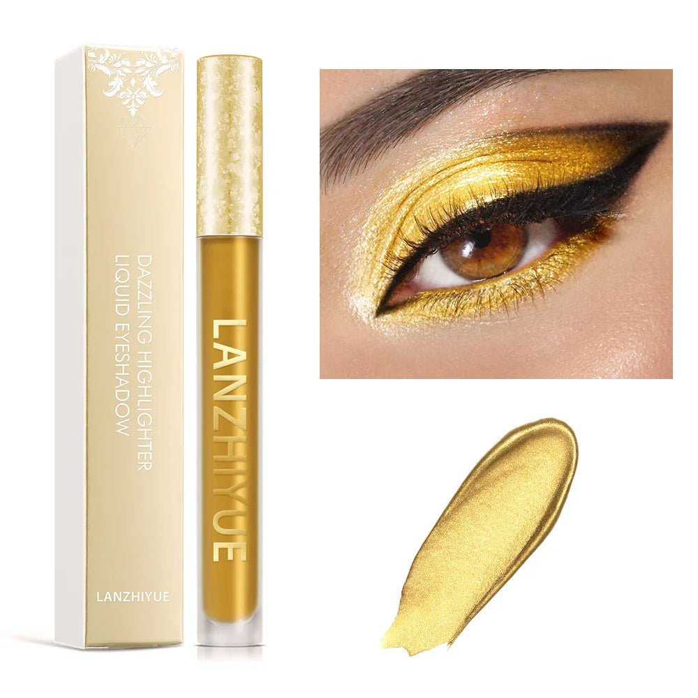 2-in-1 Liquid Eyeshadow Lip Gloss Mermaid Pearlescent Shimmer Qme 07