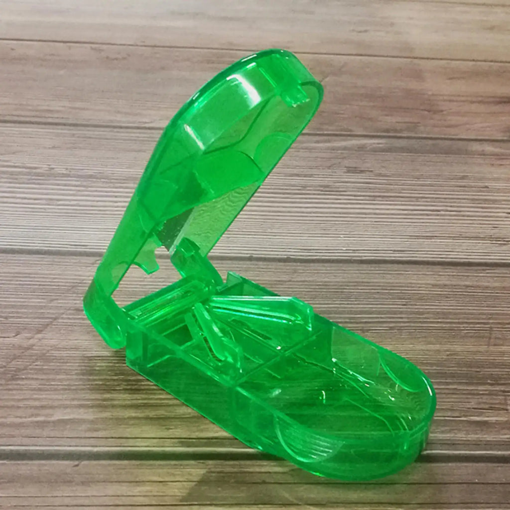 Portable Multiple Pill Dispenser Multifunctional Medicine Crusher Clear Vitamin And Medicine Crusher For Adults And Children Qme