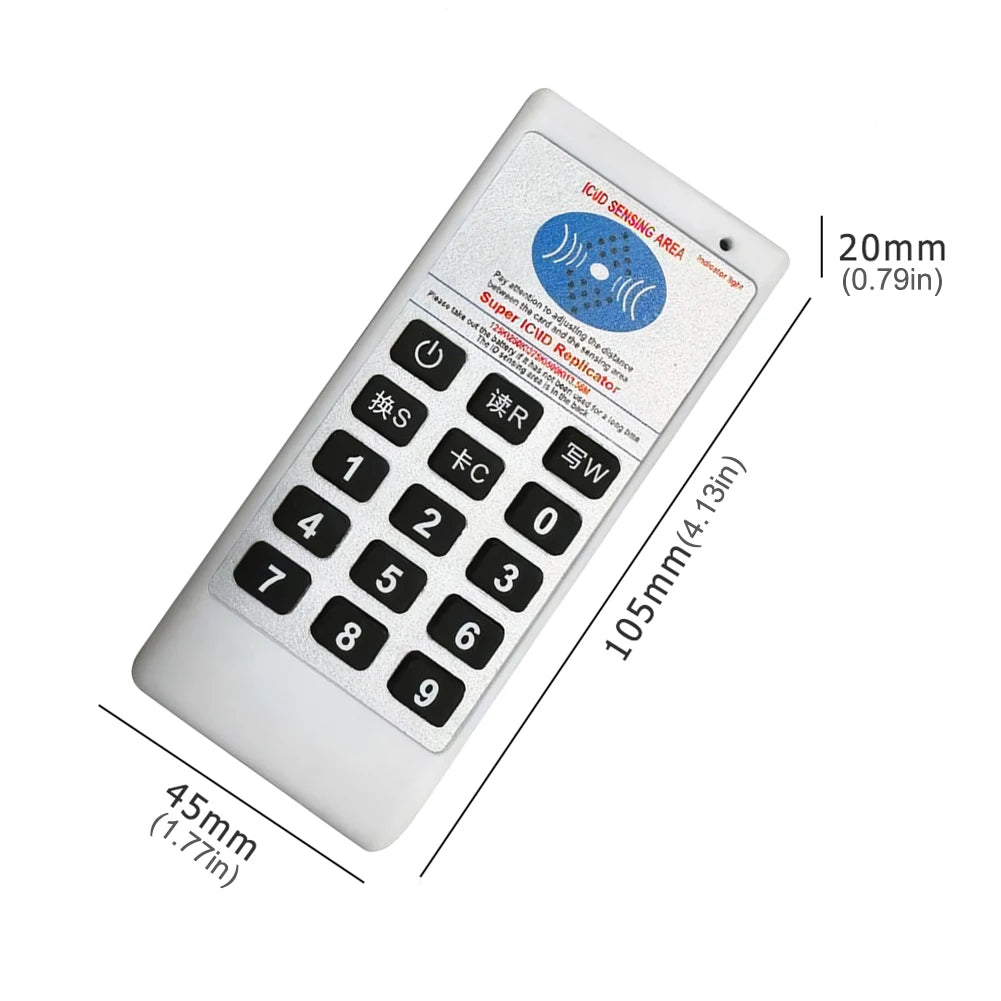 Handheld Frequency Copier 125Khz-13.56MHZ RFID NFC IC Card Reader & Writer RFID Duplicator Copier IC/ID Writer Programmer Qme