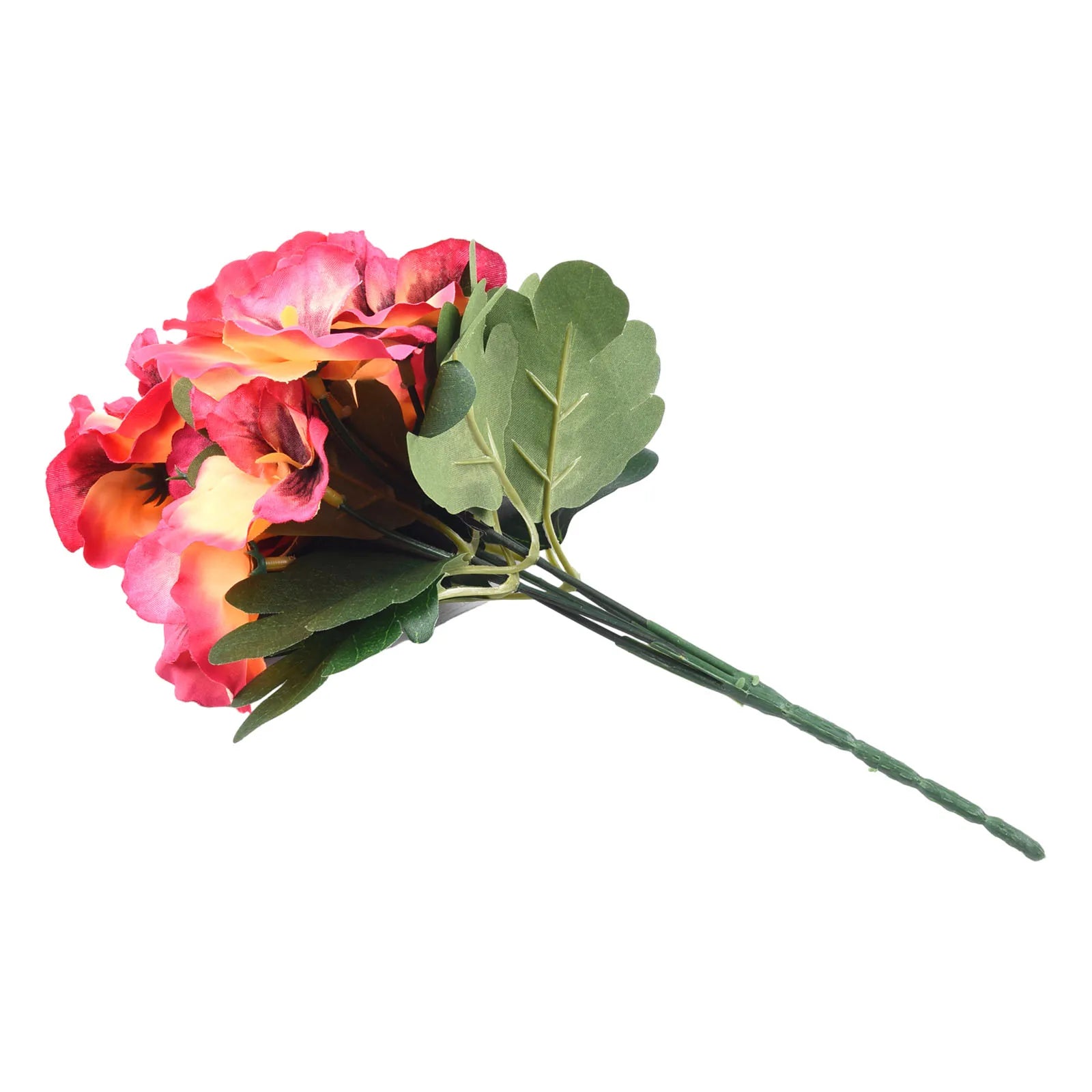 10 Heads Artificial Pansy Fake Flower European Multicolor Fake Bridal Flower Bouquet Wedding Home Party Decoration Flowers Qme