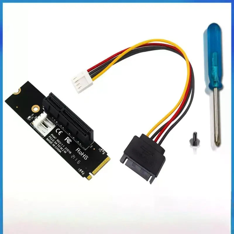 M 2 Key-m PCIe 4 0 X4 Converter Compatibility Riser Adapter Card Qme