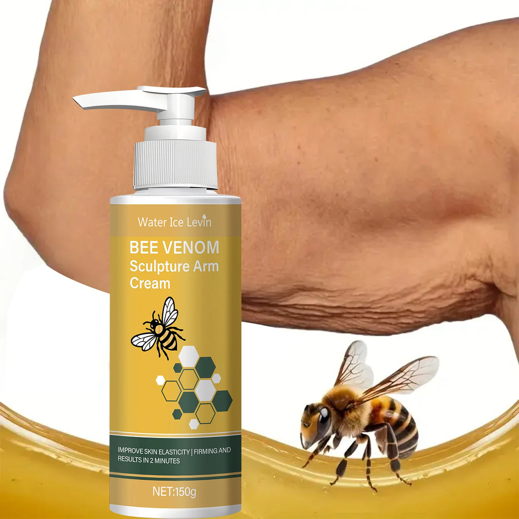 Bee Venom Sculpture Arm Cream with Turmeric & Coconut Oil - Firming & Moisturizing Treatment for Softer, Brighter Skin Qme