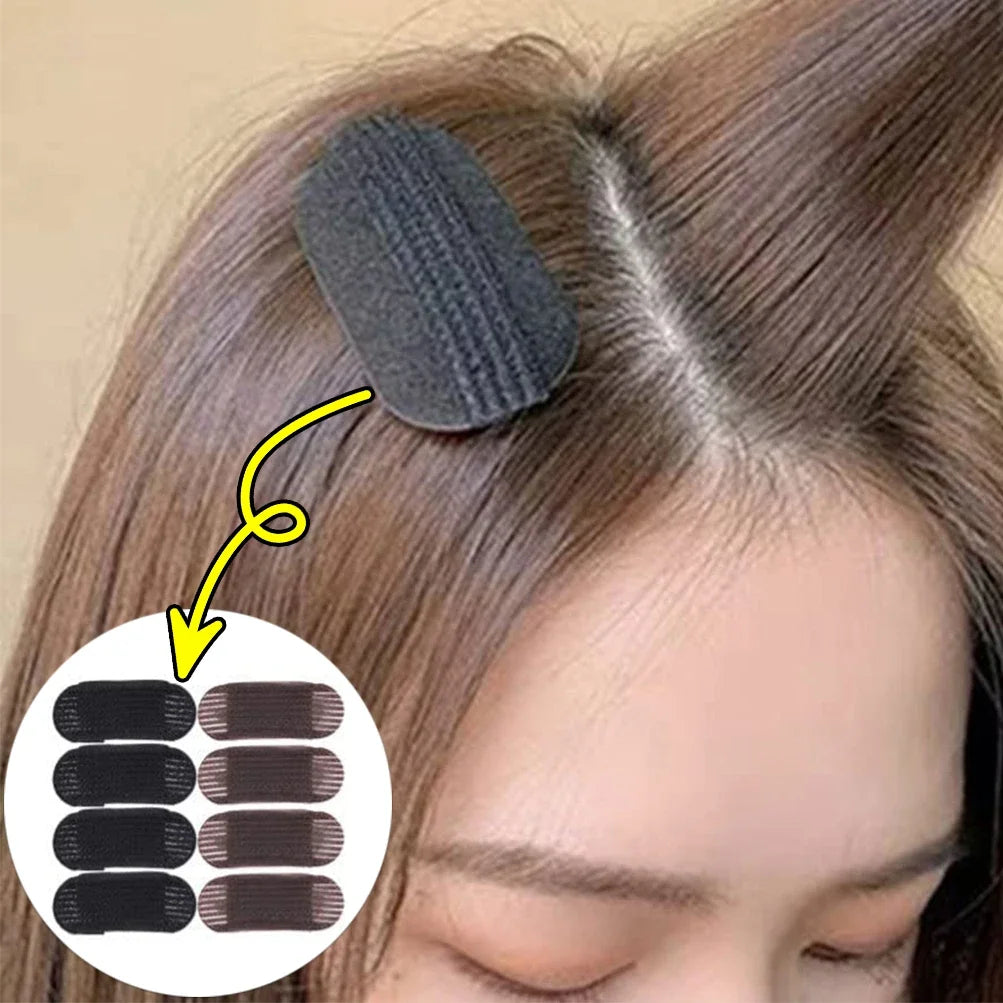 8/4/2PCS Puff Hair Head Cushion Hair Clips Invisible Volume Hair Base Fluffy Sponge Clip Bun DIY Hair Styling Tool for Women Qme