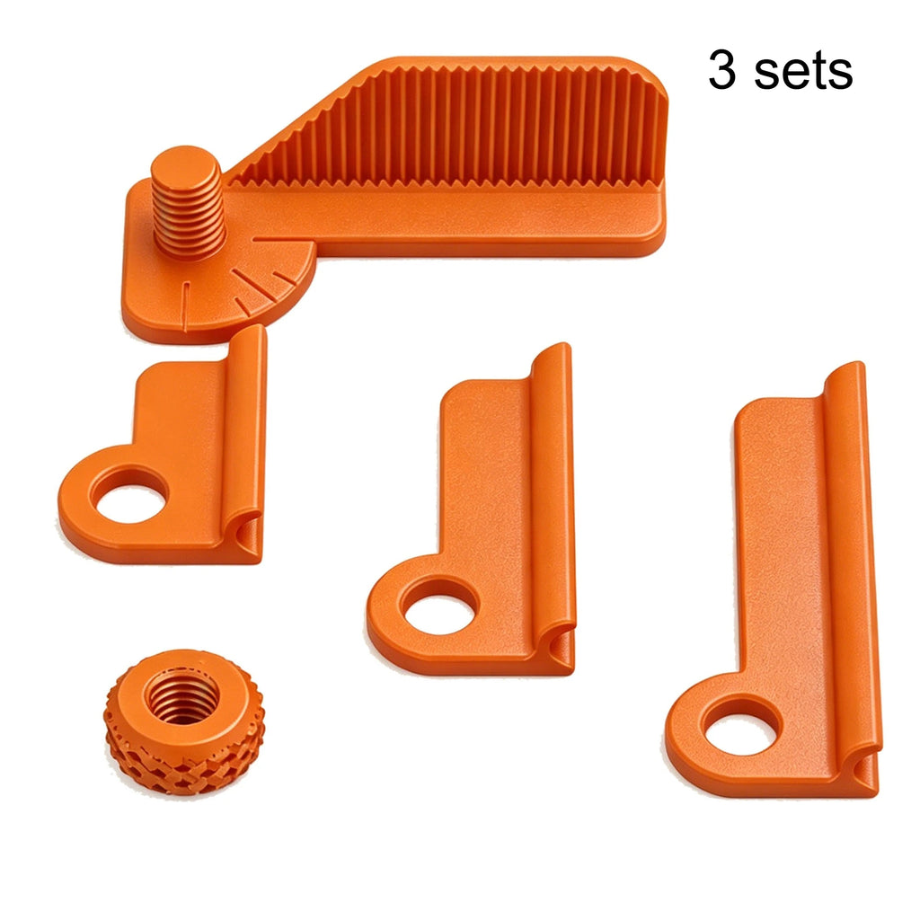 Adjustable Multi-Angle Drilling Guide Rail 5Pcs Drill Positioning Locator Jig Woodworking DIY Drilling Auxiliary Tool Qme 3 sets