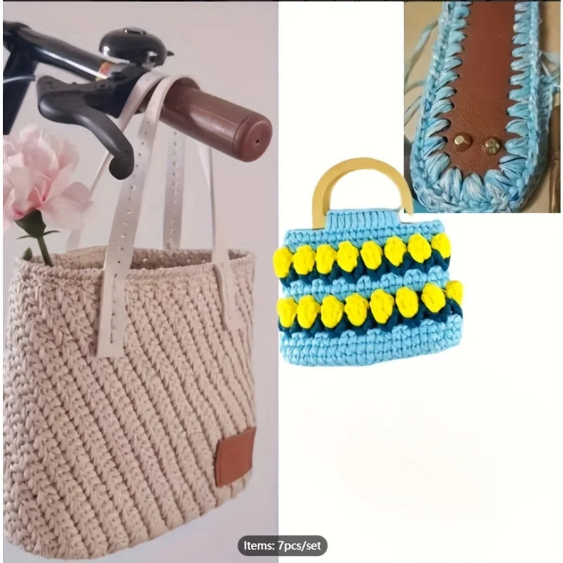 Single PU Oval Bag Bottom Plate 18*5cm With Anti-wear Metal Feet DIY Knitting Crochet Handbag Base Sewing Craft Supplies Qme