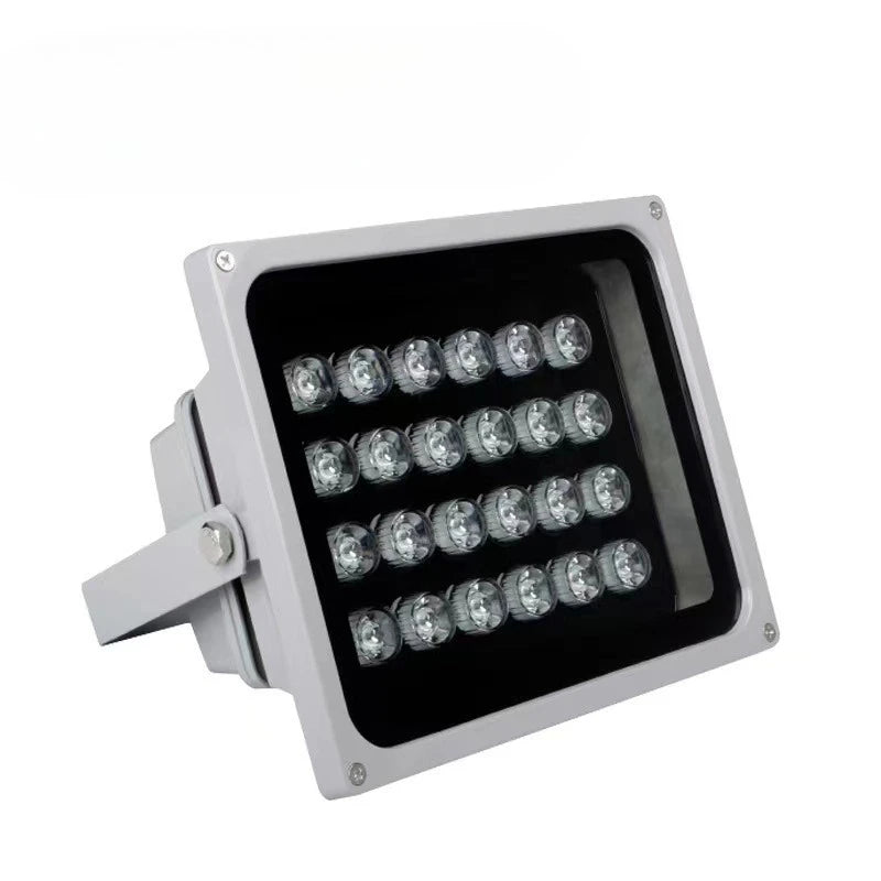 1PCS 50W Monitoring Fill Light Vehicle Spotlight Parking Lot Booth Sign Light License Plate Recognition Lamp Night Vision Qme