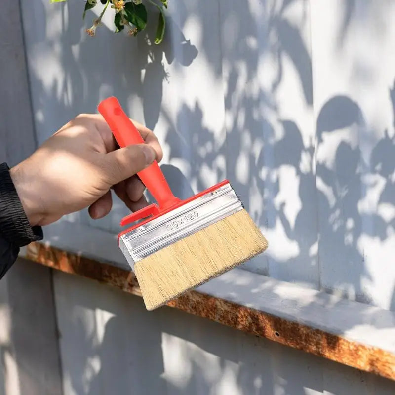 Smooth Flat Head Paint Brush Painting Walls Labor Saving Hand Tools Qme