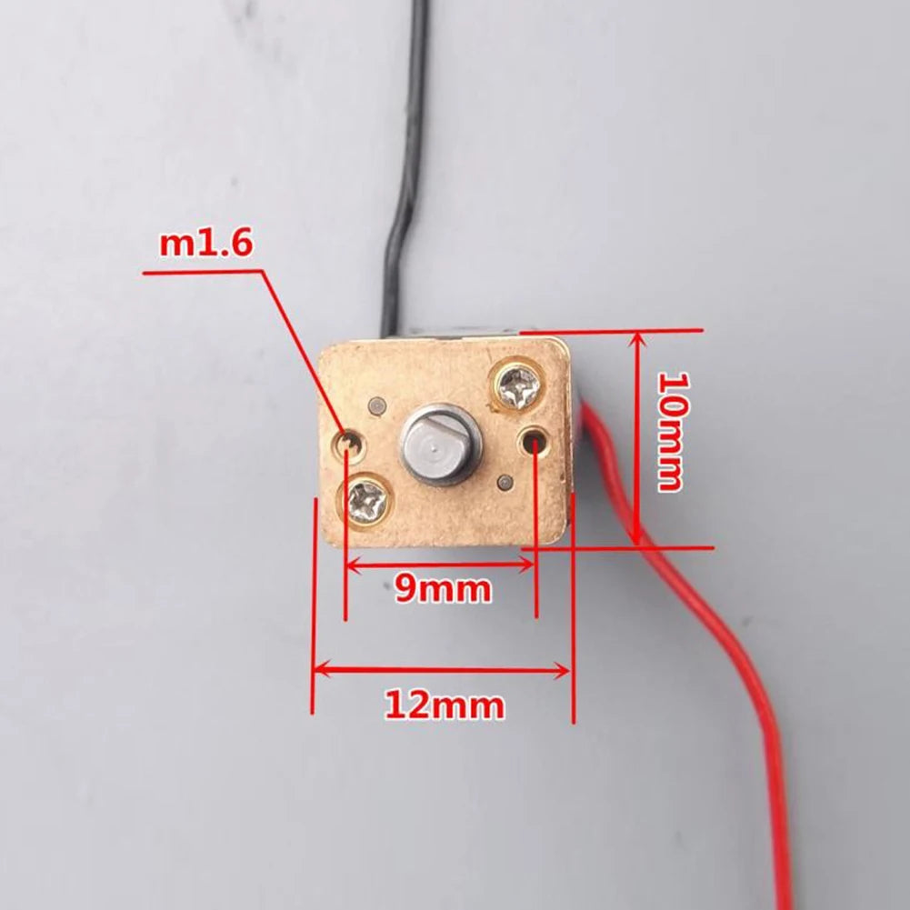 For DIY Projects DC 5V Gear Motor DC 5V Full Metal Gearbox No-load Current 25mA No-load Speed 47 Rpm For Chainsaw Adapter Qme
