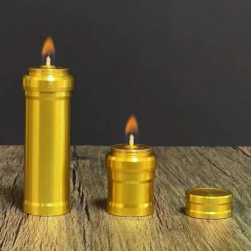 Portable Aluminum Alloy Mini Alcohol Lamp Laboratory Equipment Heating Liquid Stove Home Lighting Outdoor Garden Camping Qme