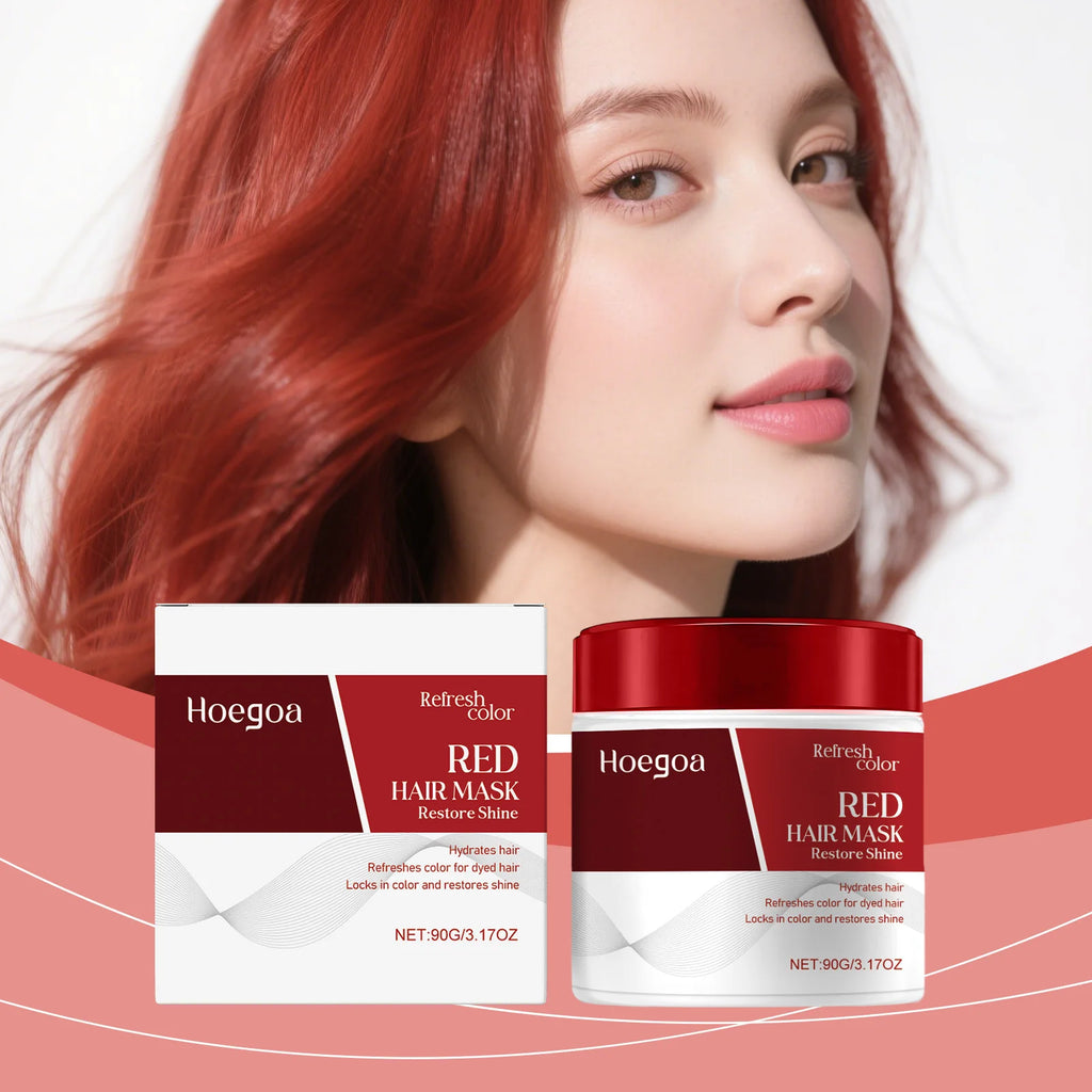Collagen Hair Mask for Red Blue Brown Hair Color Supplement Deeply Nourish Anti Frizz Drying Rough Damaged Hair Treatment Mask Qme