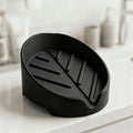 Sponge Drain Rack Multi-functional Dish Soap Holder Kitchen Bathroom Qme black
