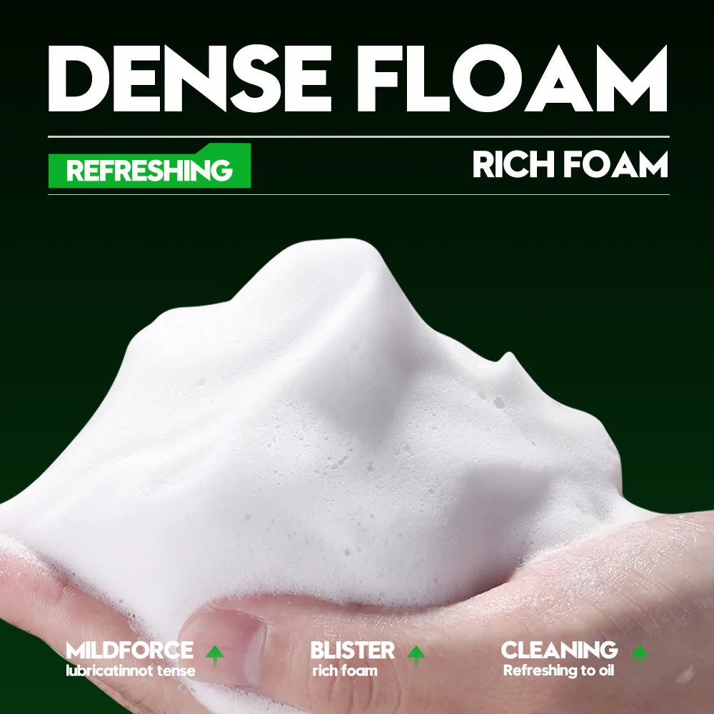 Men's Oil-control Refreshing Facial Cleanser Improves Rough Skin Qme