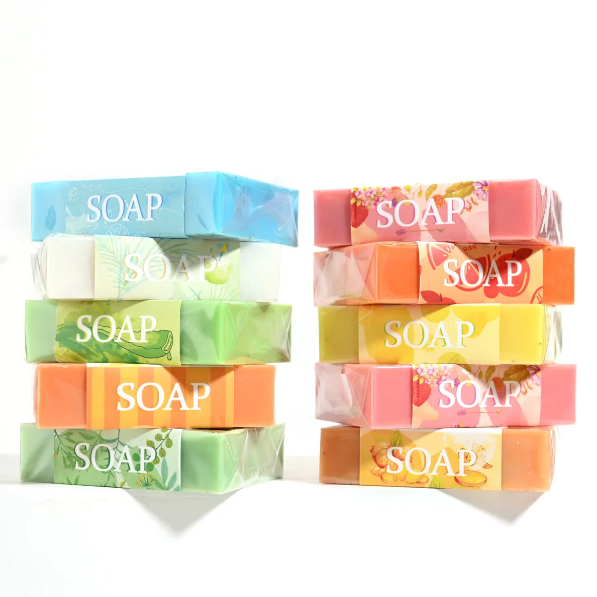 M+ Natural Handmade Sea Salt Whitening Scrub Soap Cleaning Polishing Qme