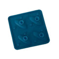 Silicone Ice Cube Tray Whiskey Party Drinks Shark Mold Blue 4-Cavity Qme A1