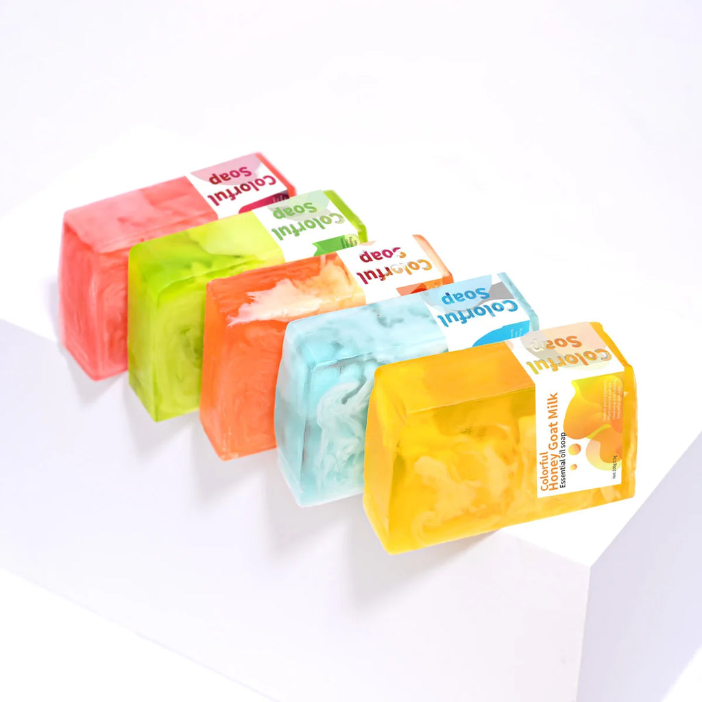 Romantic Garden Colorful Natural Organic Handmade Soap Facial Body Qme