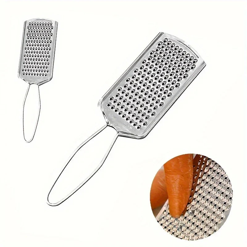 1pc Stainless Steel Multi-Functional Vegetable and More - Ergonomic Handle for Easy Preparation Grater for Kitchen Qme