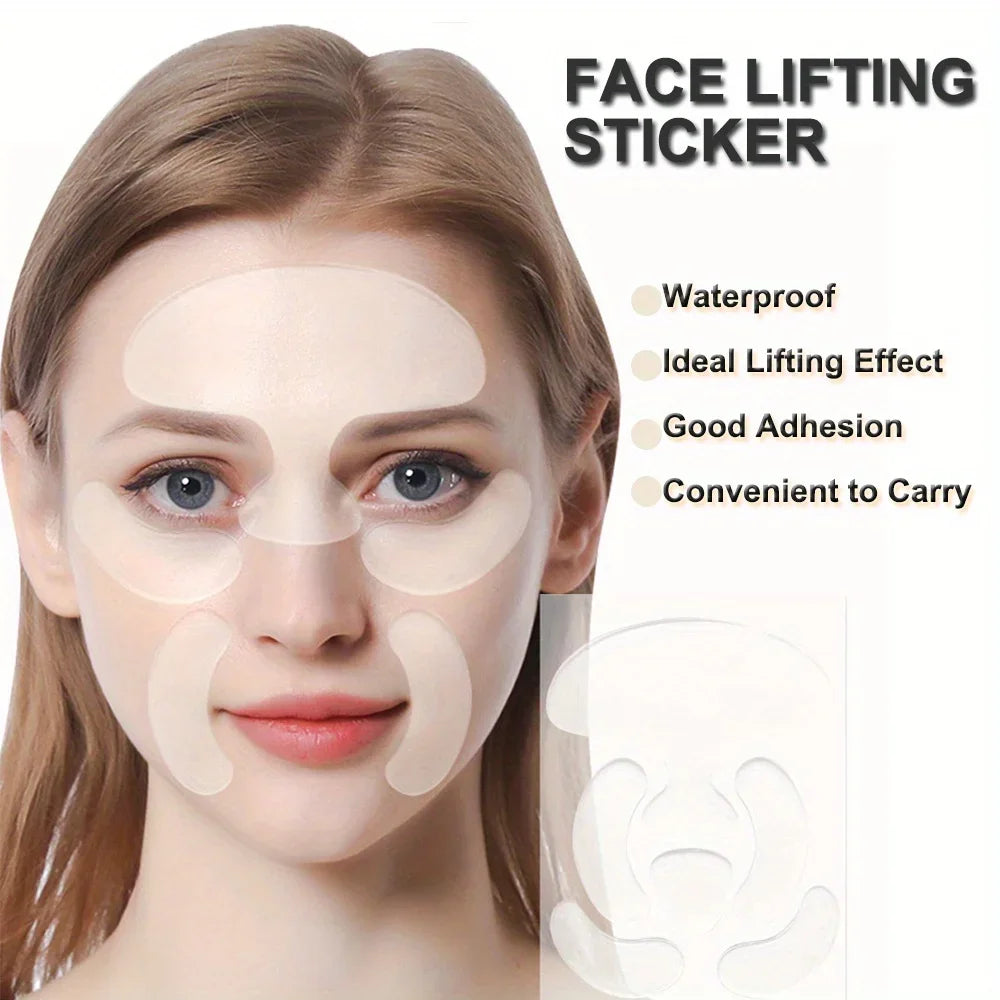 Silicone Anti-wrinkle Face Patches Reusable Forehead Eye Smile Line Qme