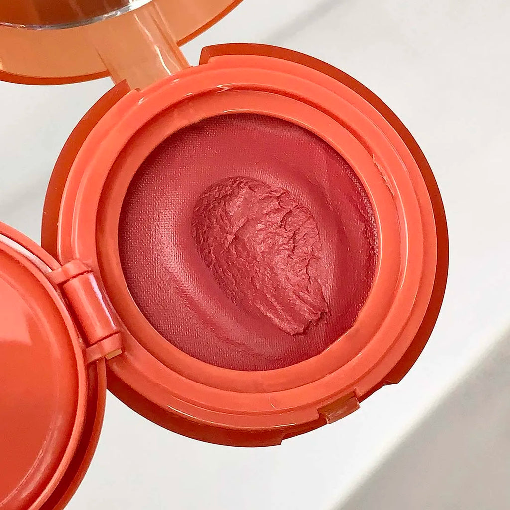 Soft Smooth Blush Cream Mud Pink Rose Brightening Expanding Color Long-lasting Moisturizing Cheek Tint Face Rouge High Pigment Qme