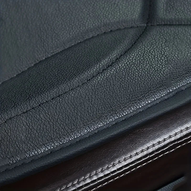 Luxury Synthetic Leather Car Seat Cover - Fit, Four Seasons, Single Pack, Automotive Interior Decoration, Car Seat Cover Qme