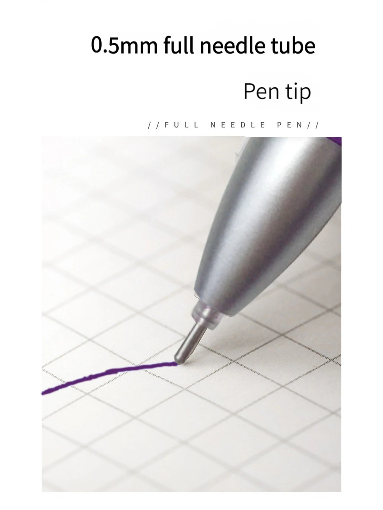 27/32Pcs Erasable Pen Refills Magic Gel Pens Rod Washable Handle 0.5mm Purple Ink Office School Supplies Stationery Qme