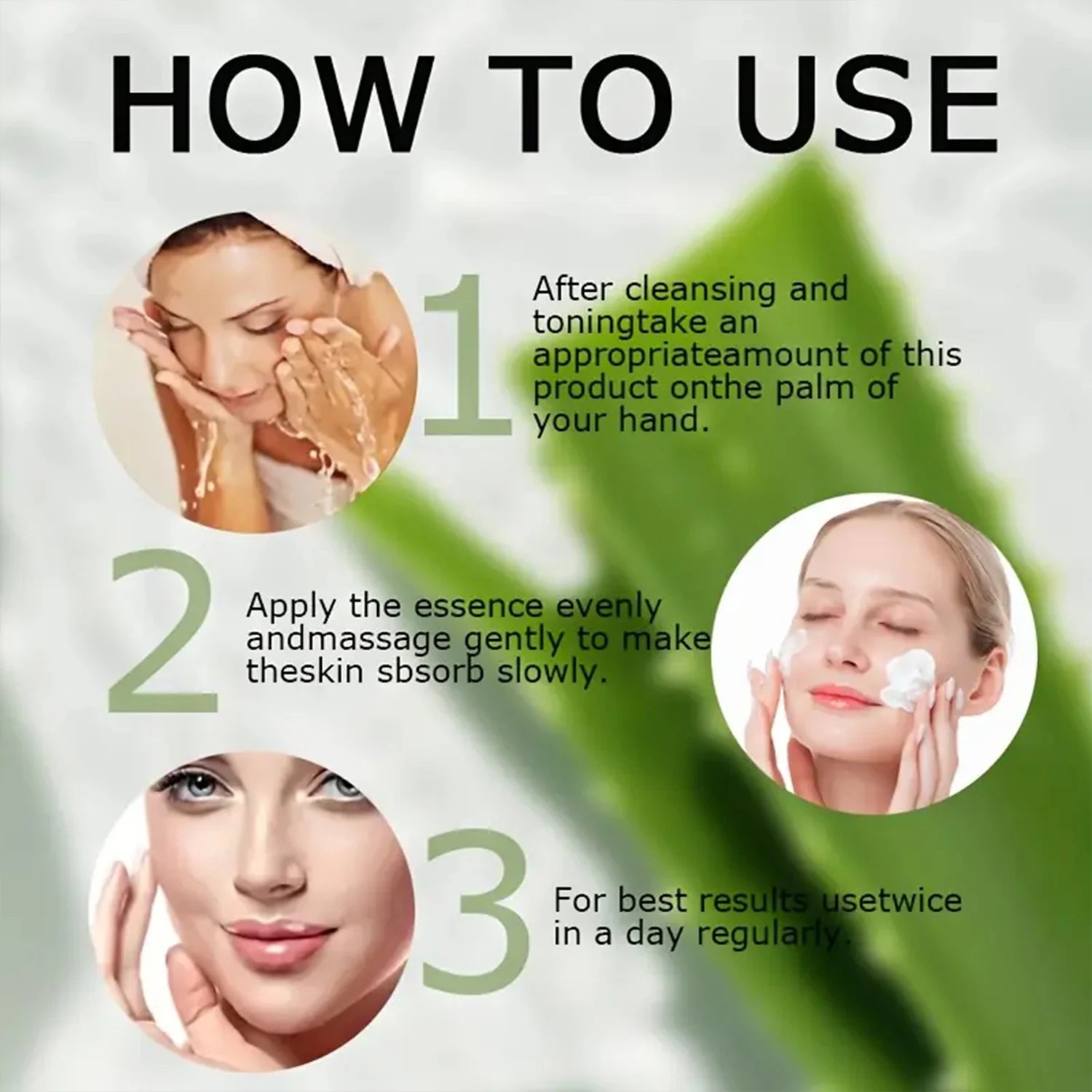 45g Aloe Vera Facial Firming Cream, Natural Aloe Vera Essence, Gentle and Skin-Friendly, Effectively Reduces Fine Lines, Tightens Skin, and Moisturizes Skin Qme