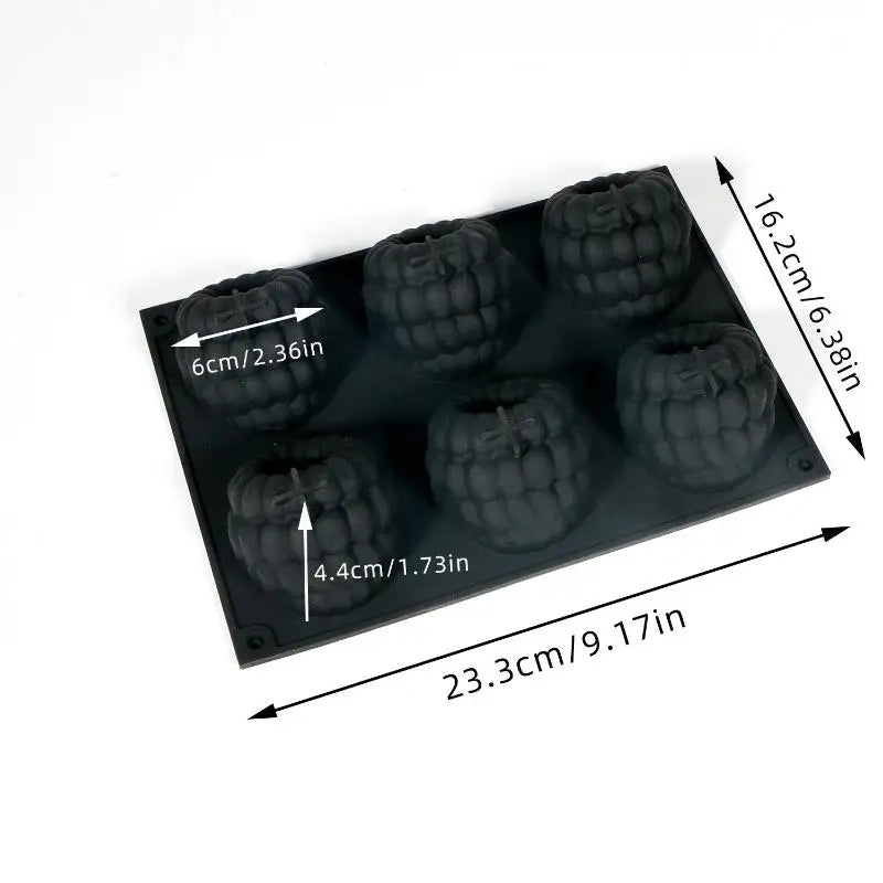 6-Cell Blueberry Or Raspberry Design French Fruit Mousse Mould Silicone Cake Mold Chocolate Pudding Mold Dessert Baking Tools. Qme A1