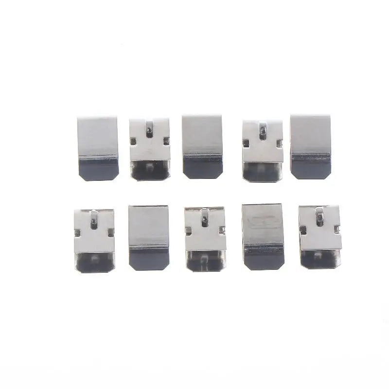 5 DIY Accessories Metal Stamping 18650 AA CR2 9V Leaf Spring Battery Qme 10pcs