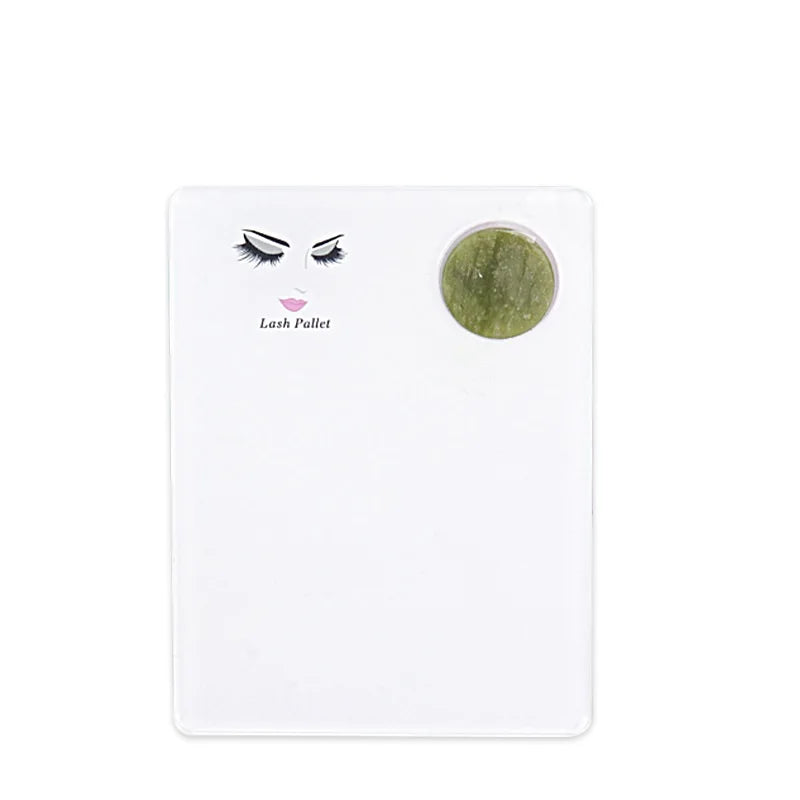 Eyelash Extension Scale Holder Magnetic Acrylic Lash Board Glue Qme White CN