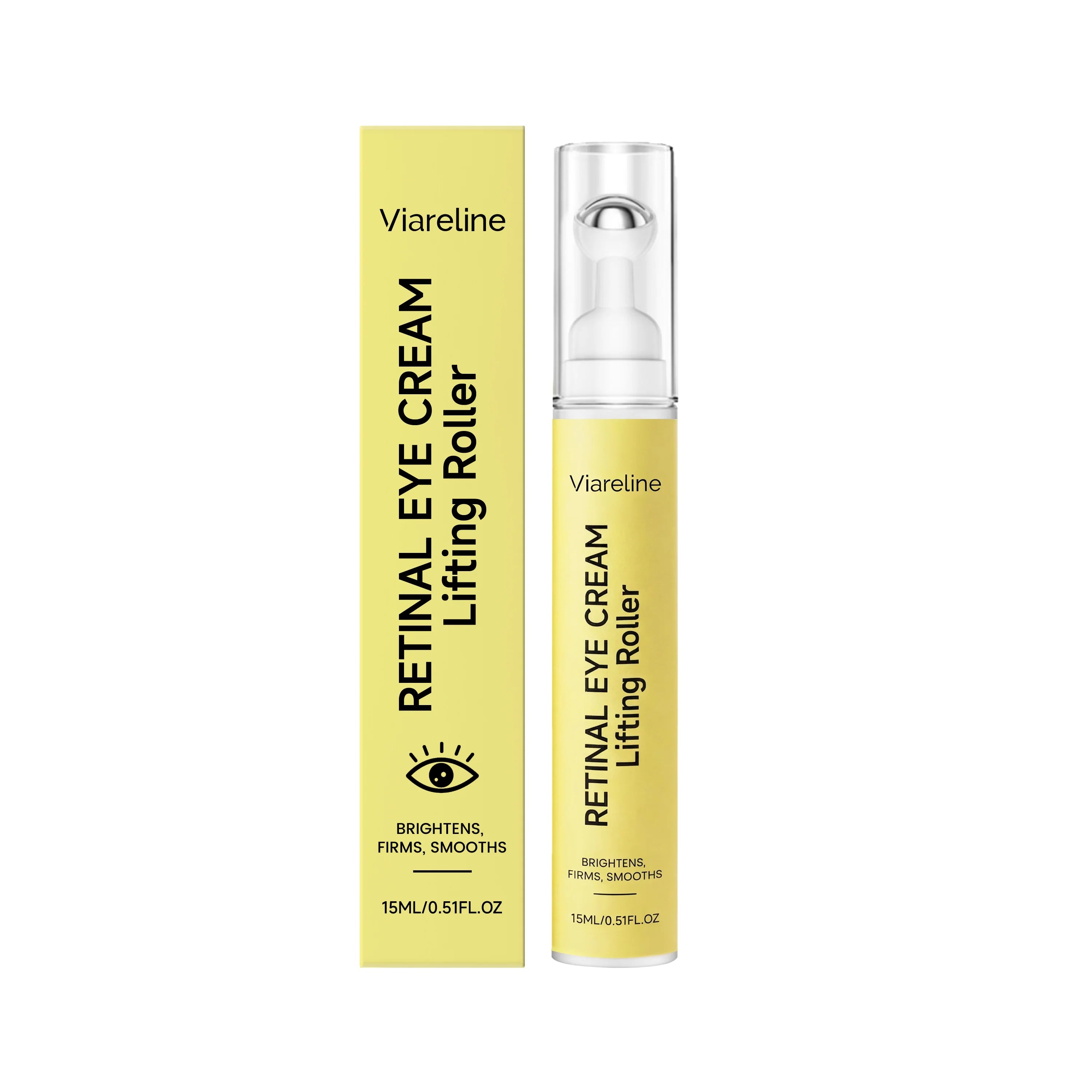 Viareline Retinal Eye Cream Fades Fishtail Pattern Anti-Wrinkle Dark Circles Removal Treatment Eyebags Tightening Skin Eye Cream Qme 15ml Boxed
