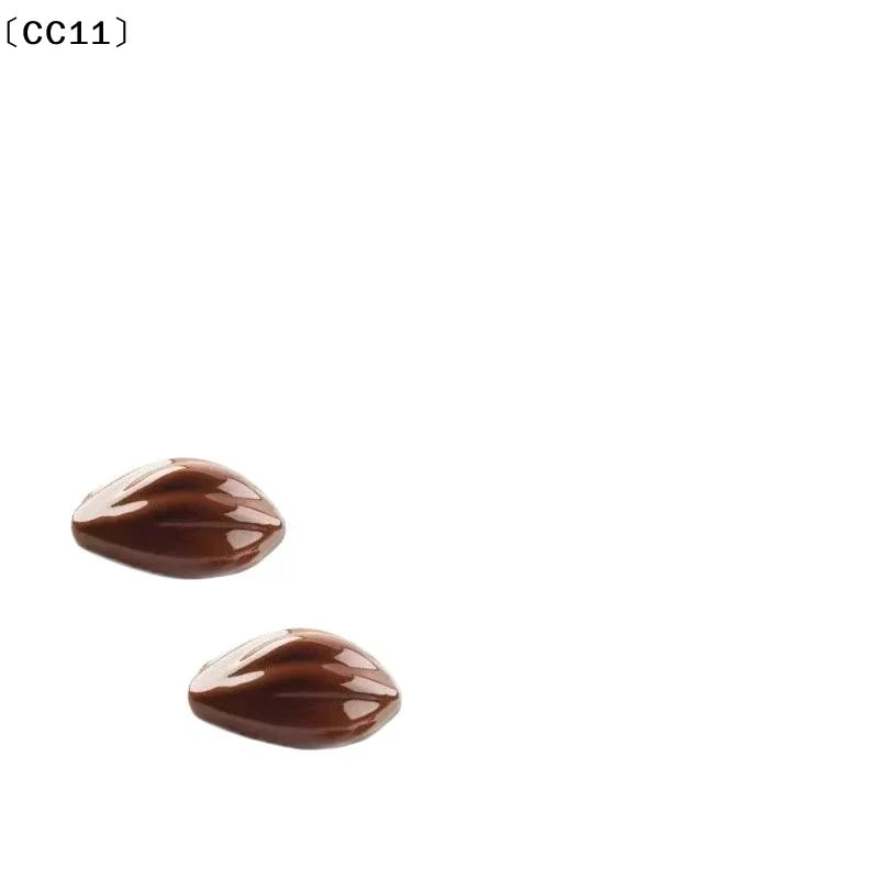 6 Hole Cocoa Pods Design Pudding Silicone Mousse Mold DIY French Qme