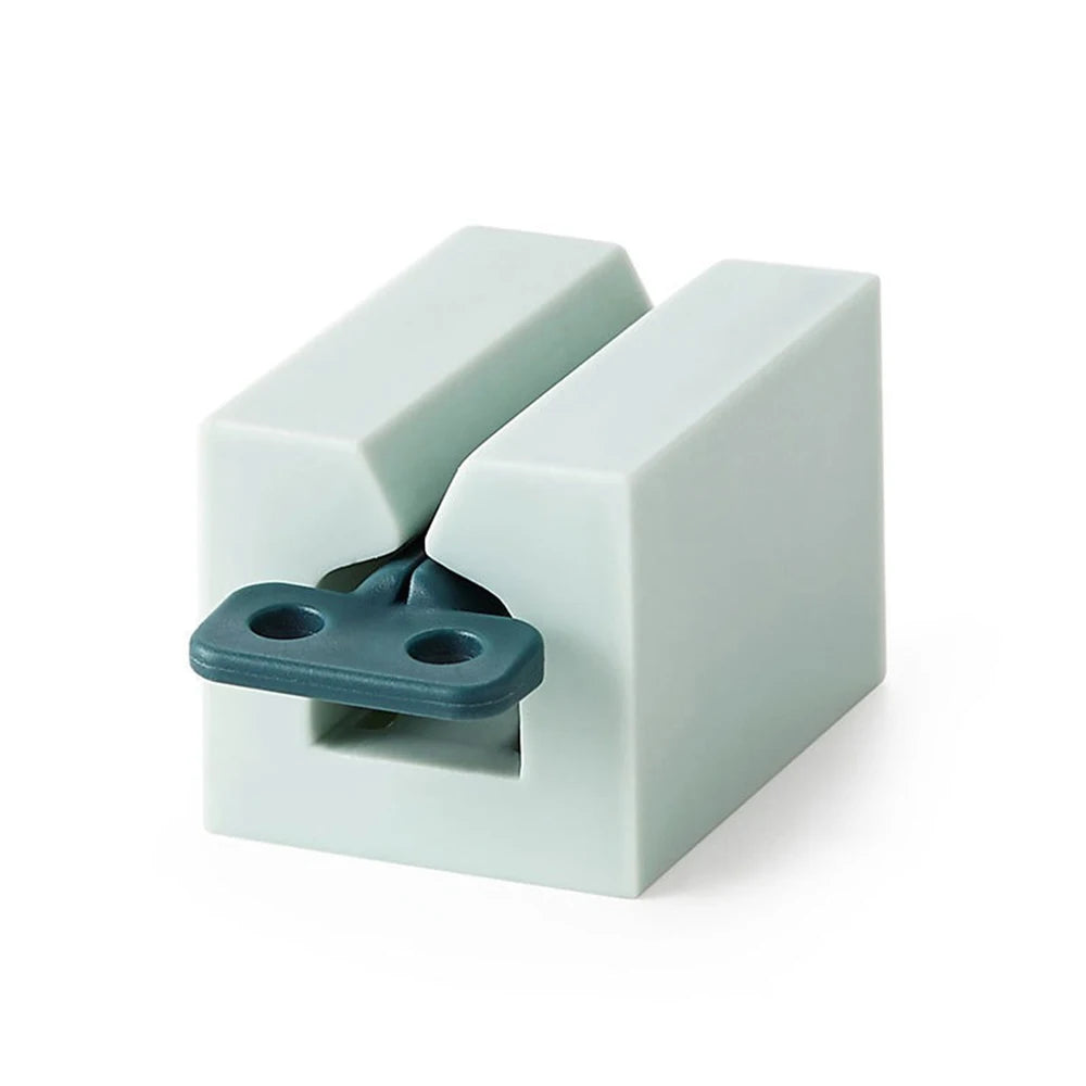 Lazy Toothpaste Squeezer Face Wash Roller Presses The Magic Squeezer Toothpaste Clip Clean Bathroom Home Qme Light blue