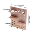 1 12 Dollhouse Miniature Wall Storage Rack Perforated Board Furniture Qme one size
