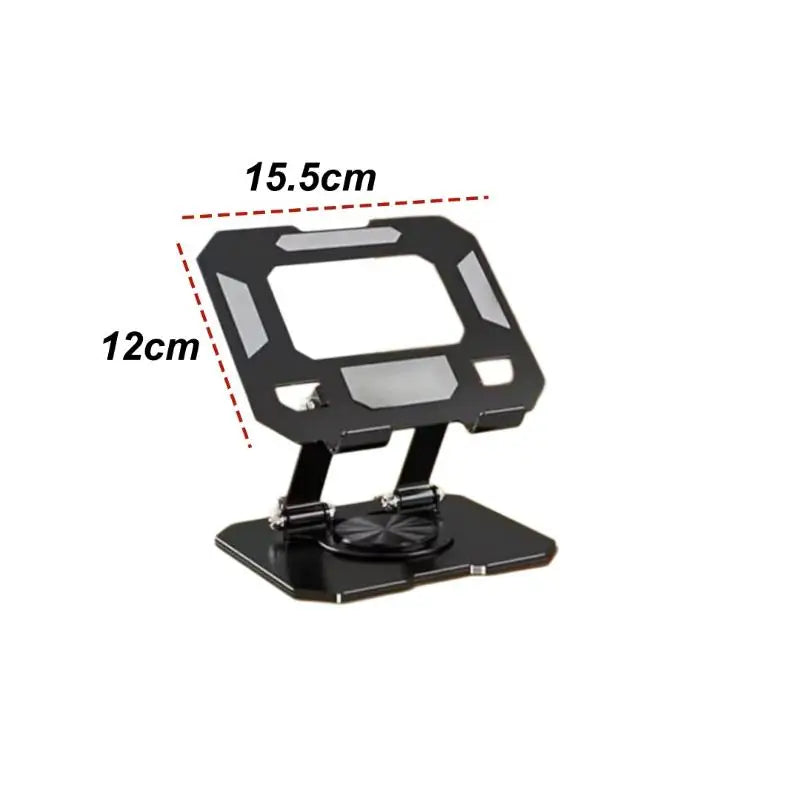 4 Tablet Stand Holder 360 Degree Rotation Foldable Desk Table Office Qme