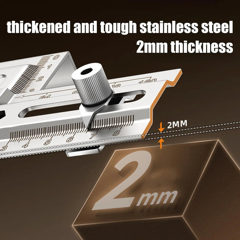Cabinet Handle Jig DIY Stainless Steel Convenient Template Tool Qme