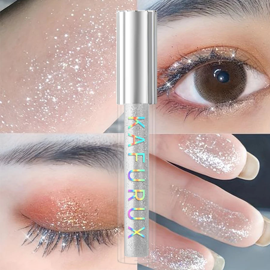 Diamond Mascara Shining Sweet Proof Glitter Eyelashes Quick Dry Qme