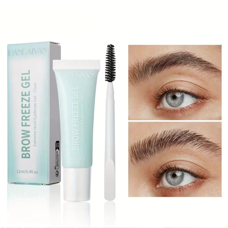 Strong Hold Eyebrow Gel Brush Waterproof Smudge-proof Long-lasting Qme 1pc