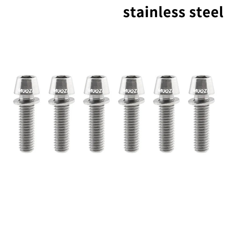Mountain Bike Handle Screws M5x17mm Stem Bolts Road Bicycle Handlebar Qme A9