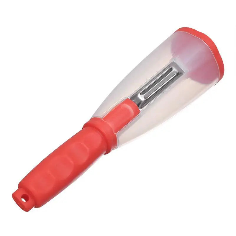 Organizer Storage Paring Knife Vegetable Fruit Peeling Kitchen Tools Qme Red