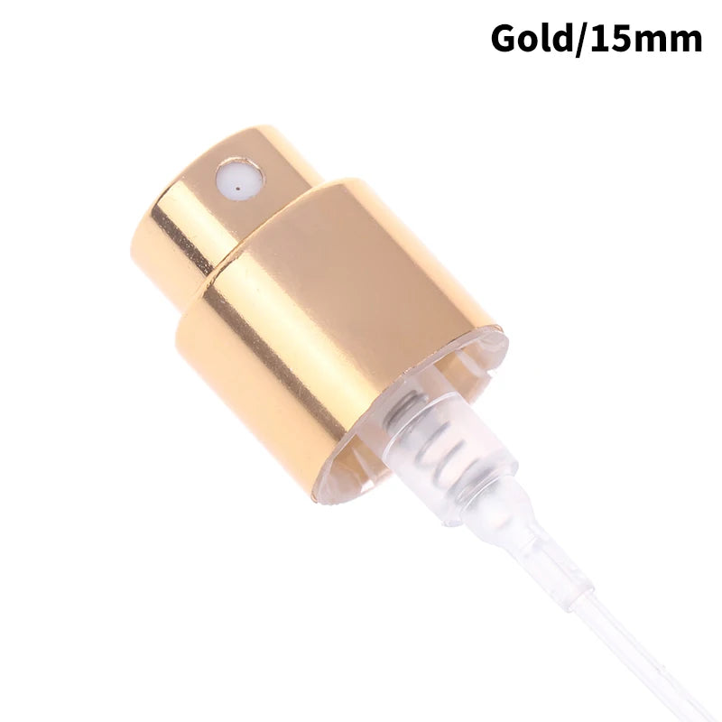 Bayonet Aluminum Perfume Bottle Matching Nozzle Cap Fine Mist Sprayer Qme Gold 15mm